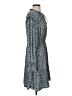 Gap 100% Polyester Paisley Blue Casual Dress Size L - photo 4