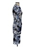 Unbranded Graphic Blue Cocktail Dress Size XXS (estimated) - photo 4
