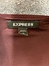Express Solid Burgundy Casual Dress Size S - photo 7