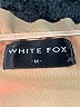 White Fox 100% Polyester Tan Bodysuit Size M - photo 3