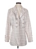 Unbranded 100% Polyester Checkered-gingham Ivory Blazer Size S - photo 1