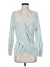 Express Teal Long Sleeve Blouse Size S - photo 1