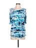 Alia Blue 3/4 Sleeve Top Size L - photo 1