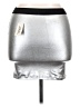 Forever 21 Metallic Silver Faux Leather Skirt Size L - photo 2
