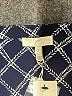 Joie 100% Silk Argyle Blue 3/4 Sleeve Silk Top Size S - photo 6