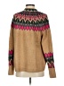 CeCe Chevron-herringbone Tan Pullover Sweater Size XS - photo 2
