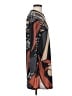Emery Rose Graphic Brown Casual Dress Size XS - photo 4