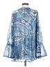 Show Me Your Mumu 100% Polyester Blue Long Sleeve Blouse Size XS - photo 2