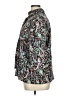 Ann Taylor 100% Polyester Paisley Teal Long Sleeve Blouse Size XL - photo 5