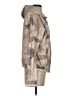 JoyLab 100% Polyester Print Tan Windbreaker Size S - photo 4