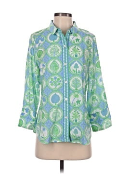 Gretchen Scott Designs 3/4 Sleeve Button Down Shirt