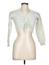 Shein 100% Polyester Ivory Green Cardigan Size 12 - 13 - photo 1