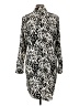 The Limited 100% Polyester Animal Print Silver Casual Dress Size L - photo 2