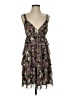 Old Navy 100% Polyester Floral Brown Cocktail Dress Size S - photo 1