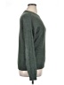 Just Fab Checkered-gingham Chevron-herringbone Color Block Houndstooth Solid Green Pullover Sweater Size L - photo 4