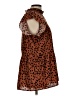 Unbranded Animal Print Brown Sleeveless Blouse Size L - photo 4