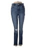 Express Stripes Blue Jeans Size 6R - photo 1