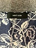 MRT 1030 Paisley Black Blue Casual Dress Size L - photo 7