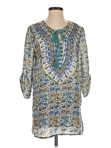 Roberta Roller Rabbit 3/4 Sleeve Silk Top (view 1)