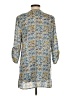 Roberta Roller Rabbit 100% Silk Blue 3/4 Sleeve Silk Top Size XS - photo 2