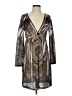 Crimson Ivy 100% Polyester Brown Cardigan Size S - photo 1