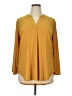 Cato Yellow Long Sleeve Blouse Size XL - photo 1