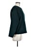 Ann Taylor LOFT 100% Polyester Solid Green Teal Pullover Sweater Size M - photo 4