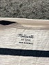 Madewell Stripes Ivory Short Sleeve Turtleneck Size XXS - photo 7