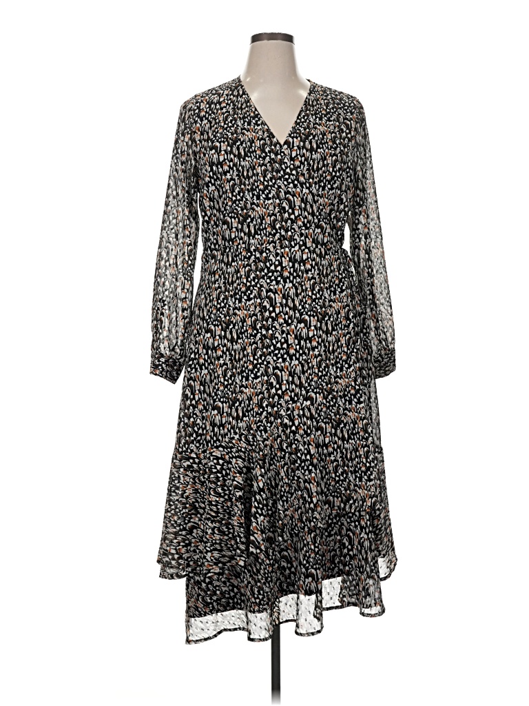 Pre-owned Express Outlet Casual Dress In Black