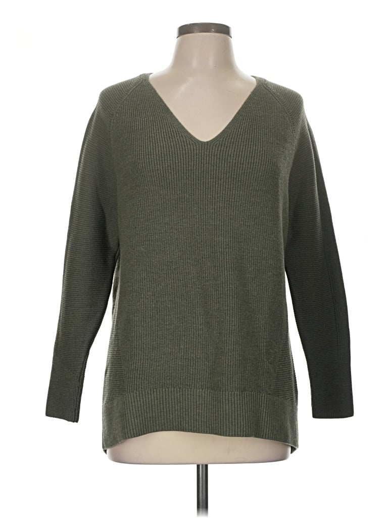 Pre-owned Athleta Pullover Sweater In Green