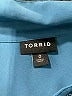 Torrid 100% Polyester Teal Long Sleeve Blouse Size Lg Plus (0) - photo 4