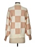 Zesica Checkered-gingham Tan Turtleneck Sweater Size S - photo 2