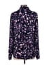 Robert Rodriguez 100% Polyester Animal Print Purple Long Sleeve Blouse Size S - photo 2