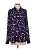 Robert Rodriguez 100% Polyester Animal Print Purple Long Sleeve Blouse Size S - photo 1