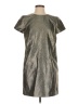 Madewell Metallic Silver Cocktail Dress Size 4 - photo 1