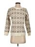 Chelsea & Theodore Print Tan Pullover Sweater Size XS - photo 1