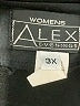 Alex Evenings 100% Polyester Print Multi Color Black Cardigan Size 3X - photo 7