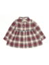First Impressions 100% Rubber Plaid Red Dress 9-12 MO / 12 MO - photo 1