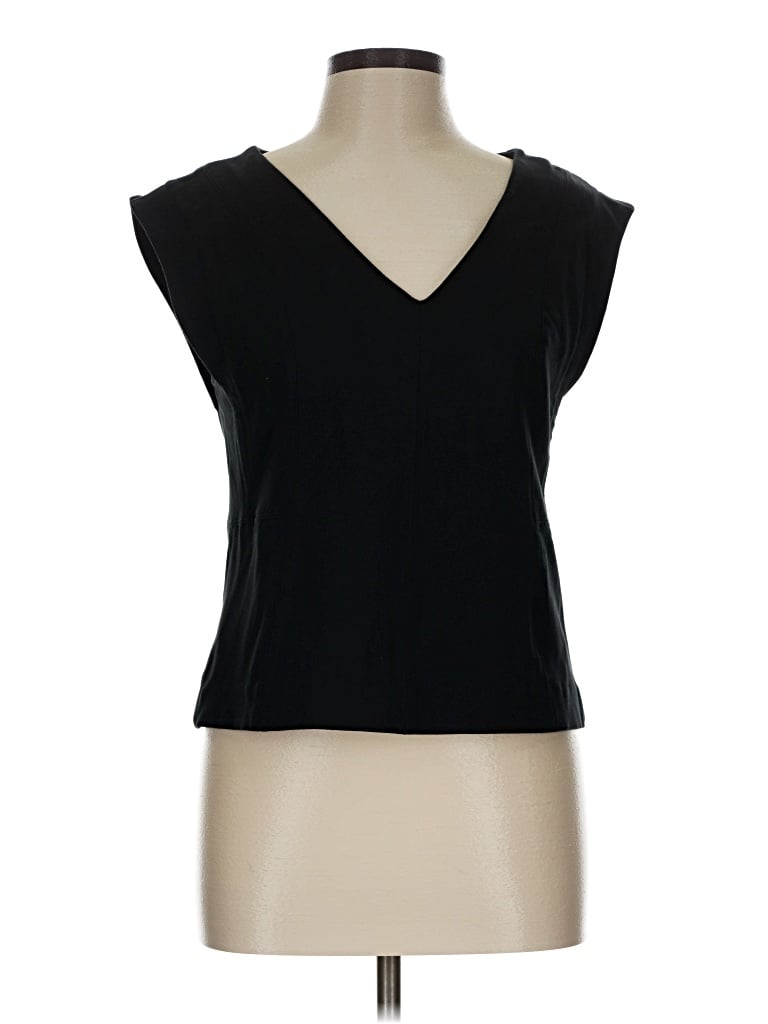 Pre-owned Spanx Sleeveless Blouse In Black
