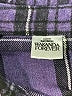Black Panther Plaid Purple Long Sleeve Blouse Size XL - photo 7