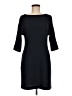 Esley 100% Polyester Solid Black Casual Dress Size M - photo 1