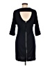 Esley 100% Polyester Solid Black Casual Dress Size M - photo 2