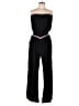 Zoa 100% Polyester Color Block Black Jumpsuit Size M - photo 1