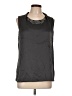 Etcetera 100% Silk Black Sleeveless Top Size 10 - photo 1