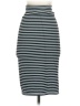 A.L.C. Stripes Blue Casual Skirt Size XS - photo 2