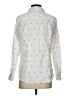 Talbots Polka Dots White Long Sleeve Button-Down Shirt Size S - photo 2