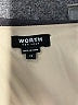 Worth New York 100% Wool Stripes Black Wool Skirt Size 12 - photo 4