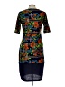 Lularoe Graphic Blue Casual Dress Size L - photo 2