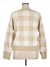 Hem & Thread Checkered-gingham Ivory Pullover Sweater Size L - photo 2