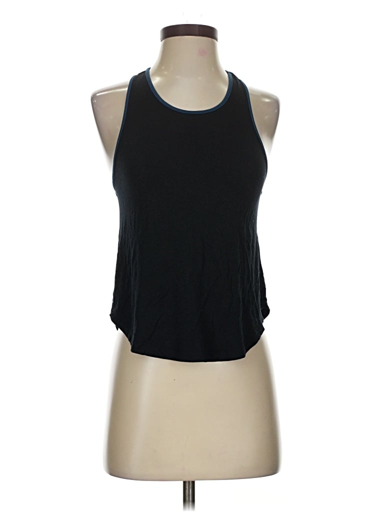Pre-owned Splits 59 Tank Top Black Halter Neckline Tops